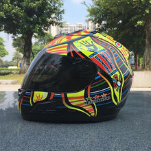 Load image into Gallery viewer, Flip up helmet cascos gaming Motorcycle helmet automobile race antifog full face helmet for cool season warm casque
