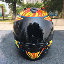 Load image into Gallery viewer, Flip up helmet cascos gaming Motorcycle helmet automobile race antifog full face helmet for cool season warm casque