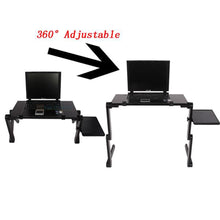 Load image into Gallery viewer, Foldable Computer Table Portable Lifting Laptop Computer Table With Stand Tray For Home Office Laptop Desk Computer Notebook