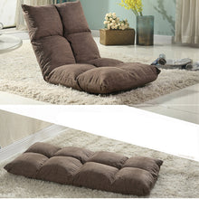 Load image into Gallery viewer, Foldable bed sofa  lazy sofa chair tatami floor cushions bed chair small bed Folding Adjustable Sleep Lounger
