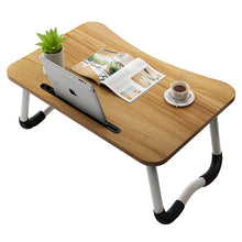 Load image into Gallery viewer, Folding Portable Laptop desks Stand Holder Study Table Desk Wooden Foldable Computer Desk for Bed Sofa Tea Serving Table Stand