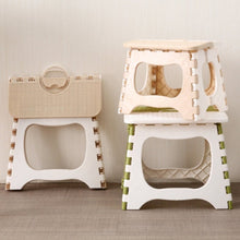 Load image into Gallery viewer, Folding Step Stool Foldable Plastic Portable Small Stool Chair Bench For Children Kids Adults Outdoors Bathroom Travel