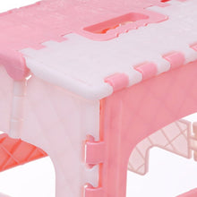 Load image into Gallery viewer, Folding Step Stool Lightweight Step Stool Mini Cartoon Safe Stool for Kitchen, Bathroom, Bedroom, Kids or Adults