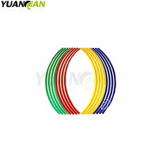 Load image into Gallery viewer, Free Shipping 16 Strips Car Styling Motorcycle Automobiles Wheel Tire Sticker On Car Rim Tape Car Sticker Parking Accessories