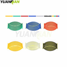 Load image into Gallery viewer, Free Shipping 16 Strips Car Styling Motorcycle Automobiles Wheel Tire Sticker On Car Rim Tape Car Sticker Parking Accessories