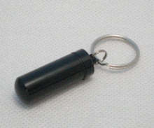 Load image into Gallery viewer, Free shipping 1pcs can choose 6colors Aluminium Pill box case Cache Container Geocache Geocaching Key rings keychain holder vial