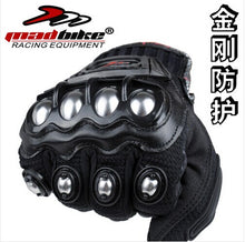 Load image into Gallery viewer, Free shipping Newest Mad-bike stainless steel off-road motorcycle gloves male summer automobile race knight gloves motorcycle