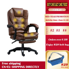 Load image into Gallery viewer, Free shipping computer chair, home office chair, flip up boss chair, swivel lift chair, massage chair