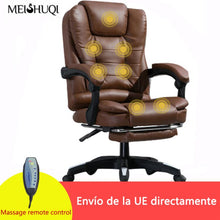 Load image into Gallery viewer, Free shipping computer chair, home office chair, flip up boss chair, swivel lift chair, massage chair