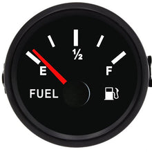 Load image into Gallery viewer, Fuel Level Meter Gauge 52mm 12/24V  0-190 240-33 ohm waterproof Car Fuel Gauge Boat Motorcycle Automobile Aluminum Alloy Styling