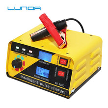 Load image into Gallery viewer, Full Automatic Car Battery Charger 12V 24V Intelligent Pulses Repair Car Lithium Battery Charger 400AH for Motorcycle Automobile