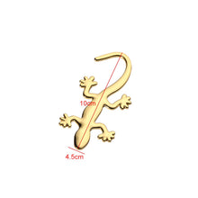 Load image into Gallery viewer, Gecko Lizard Quattro 3D Metal Car Auto Motorcycle Logo Emblem Badge Car Styling Stickers Automobiles Car-Styling Accessories 4