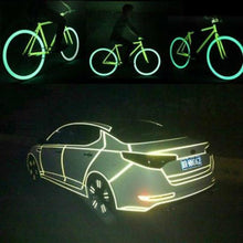 Load image into Gallery viewer, GloryStar Automobile Reflective Sticker Warning Decals Motorcycle Decorative Strip Waterproof Sticker