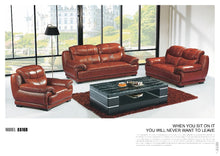 Load image into Gallery viewer, Good quality modern style genuine leather sofa sets