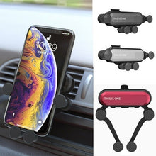 Load image into Gallery viewer, Gravity Cell Phone Holder for Car Mount Air Vent Clip GPS Holder Stand Bracket No Magnetic Phone Holder for iIPhone Xiaomi
