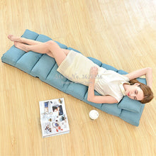 Load image into Gallery viewer, H Angle Adjustable Lazy Sofa Floor Chair with Feet Cushion Cotton and Line Fabric Sofa Bed Strong Bearing Portable Leisure Chair