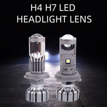 Load image into Gallery viewer, H4 H7 LED Bulb Mini Lens Projector Motorcycle/car LED Conversion Kit Automobiles Hi/Lo Beam LED Headlight Bulbs 12V   White