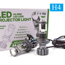 Load image into Gallery viewer, H7 H4 mini Projector Lens For Automobile Motorcycle High Low Beam LED Conversion Kit Lamp  Cut line Headlight 12V/24V 5500K
