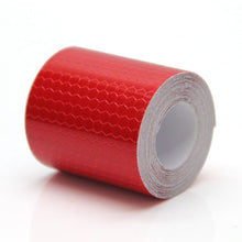 Load image into Gallery viewer, HUANLISUN 5cm 3 meter red Fluorescent Reflective Sticker Automobile luminous strip Car Truck Motorcycle Conspicuity Tape Roll
