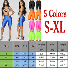 Load image into Gallery viewer, High Waist Sports Shorts Women Biker Shorts Summer Skinny Fitness Solid Bodycon Cycling Bottoms