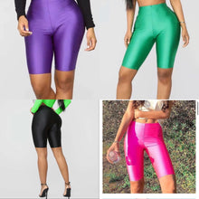 Load image into Gallery viewer, High Waist Sports Shorts Women Biker Shorts Summer Skinny Fitness Solid Bodycon Cycling Bottoms