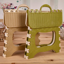 Load image into Gallery viewer, Home Kitchen Indoor Multifunctional Portable Folding Comfortable Stool Space Saving Plastic Chair Easy Storage