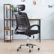 Load image into Gallery viewer, Home office computer chair mesh wheel comfortable with bow five-star feet