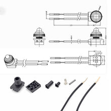 Load image into Gallery viewer, Hot 1pcs Waterproof Push-button On-off Switch Motorcycle Automobile Guide Line Button Switch Outdoor Lighting Emergency Lights
