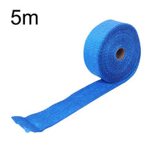 Load image into Gallery viewer, Hot 5M Exhaust tape Heat Exhaust Thermo Wrap Shield Protective Tape Fireproof Insulating Cloth Roll Kit for Motorcycle Car