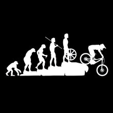 Load image into Gallery viewer, Human Evolution Car Stickers Waterproof Vinyl Decals Black/Sliver motorcycle funny decor for cars styling automobiles products