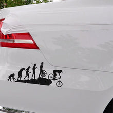 Load image into Gallery viewer, Human Evolution Car Stickers Waterproof Vinyl Decals Black/Sliver motorcycle funny decor for cars styling automobiles products