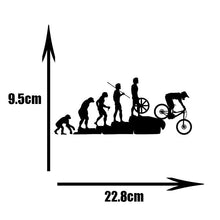 Load image into Gallery viewer, Human Evolution Car Stickers Waterproof Vinyl Decals Black/Sliver motorcycle funny decor for cars styling automobiles products