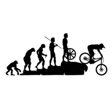 Load image into Gallery viewer, Human Evolution Car Stickers Waterproof Vinyl Decals Black/Sliver motorcycle funny decor for cars styling automobiles products
