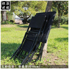 Load image into Gallery viewer, Imitation vine outside table and chair combination set Outdoor garden balcony light and leisure folding table and chair