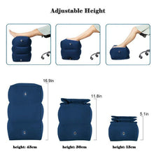 Load image into Gallery viewer, Inflatable Rest Foot Travel Pillow Kids Sleeping Adult Foot Leg Relax Portable Office Household Travel Car Pillow On Plane Train
