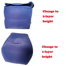 Load image into Gallery viewer, Inflatable Rest Foot Travel Pillow Kids Sleeping Adult Foot Leg Relax Portable Office Household Travel Car Pillow On Plane Train
