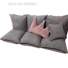 Load image into Gallery viewer, Ins Net Red Korean Six-grid Creative Lazy Sofa Bed Bedroom Tatami Floating Window Mattress Folding Sand Sending Pillow