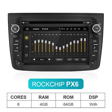Load image into Gallery viewer, Isudar PX6 1 Din Android 10 Car Multimedia Player For Alfa Romeo Mito 2008- CANBUS Auto Radio Hexa Core Video DVD GPS System DVR