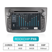Load image into Gallery viewer, Isudar PX6 1 Din Android 10 Car Multimedia Player For Alfa Romeo Mito 2008- CANBUS Auto Radio Hexa Core Video DVD GPS System DVR