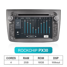 Load image into Gallery viewer, Isudar PX6 1 Din Android 10 Car Multimedia Player For Alfa Romeo Mito 2008- CANBUS Auto Radio Hexa Core Video DVD GPS System DVR