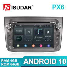 Load image into Gallery viewer, Isudar PX6 1 Din Android 10 Car Multimedia Player For Alfa Romeo Mito 2008- CANBUS Auto Radio Hexa Core Video DVD GPS System DVR