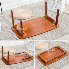 Load image into Gallery viewer, JZ-KZ002 Household Tatami Small Kang Table Bedroom Tea Table Folding Computer Table Folding Laptop Desk Wooden Computer Table