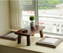 Load image into Gallery viewer, Japanese-style Paulownia Window Table Terrace Balcony Tatami Round/Square Low