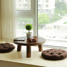 Load image into Gallery viewer, Japanese-style Paulownia Window Table Terrace Balcony Tatami Round/Square Low