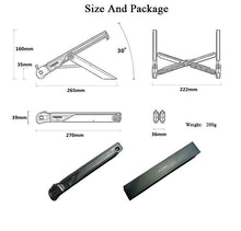 Load image into Gallery viewer, K7 Folding Portable Laptop Lapdesks Office Ergonomic Notebook Stand for computer notebook portable lapdesk