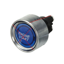 Load image into Gallery viewer, KOWELL Universal Blue LED Lights Motor Auto Illuminated Push Button Engine Start Starter Switch Auto Replacement Parts Repair