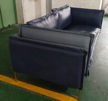 Load image into Gallery viewer, Karois-118 Nordic Office Sofa Meeting Business Reception Light Luxury Conference Leather Three-person Office Sofa
