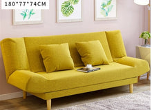 Load image into Gallery viewer, Karoislazy Sofa Small Apartment Foldable Living Room Lounge Chair Bedroom Balcony Sofa Folding Sofa Bed