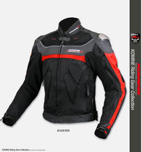 Load image into Gallery viewer, Komine jk021 motocross titanium alloy leather clothing automobile clothes auto rally clothing motorcycle Jacket