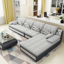 Load image into Gallery viewer, L shape hot sales  Living Room sofa set modern Style fabric sectional Sofas
